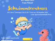 Freie Plätze im Schwimmlernkurs