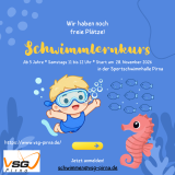 Freie Plätze im Schwimmlernkurs
